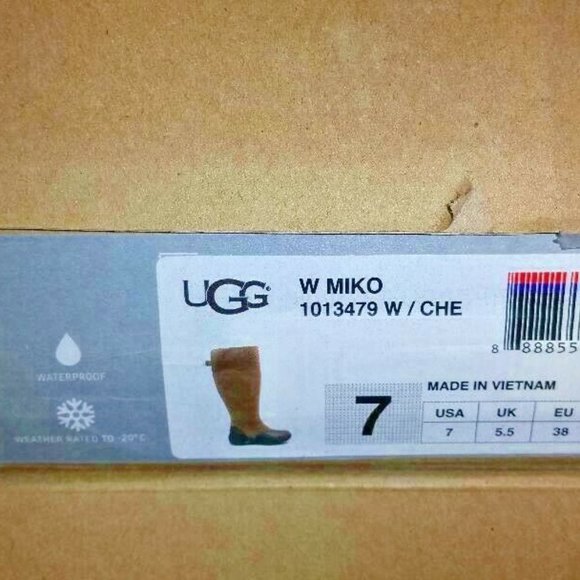New UGG Miko Waterproof Leather Boots - Picture 10 of 10